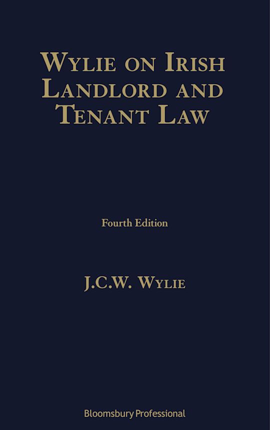 Wylie on Irish Landlord and Tenant Law cover
