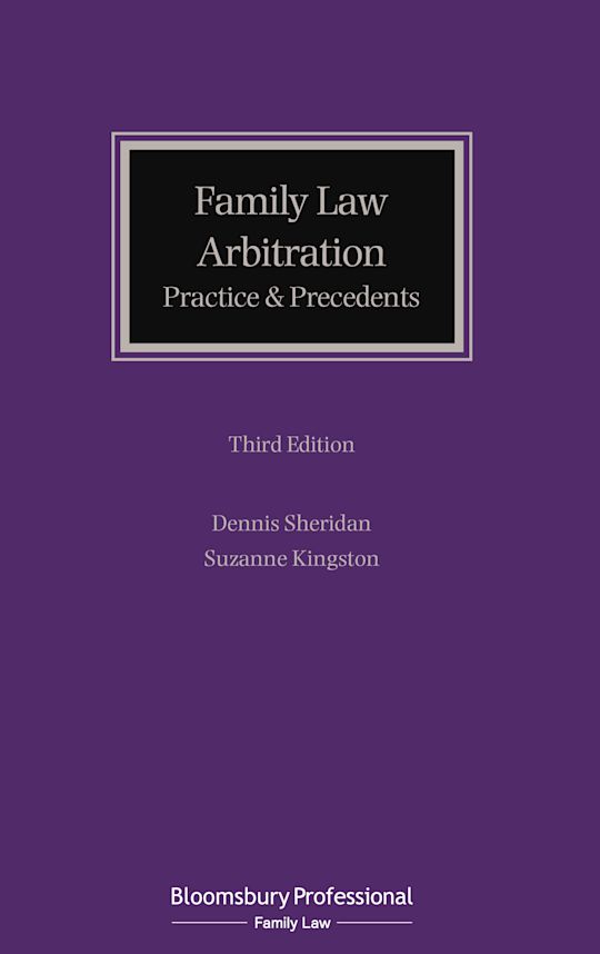 Family Law Arbitration cover