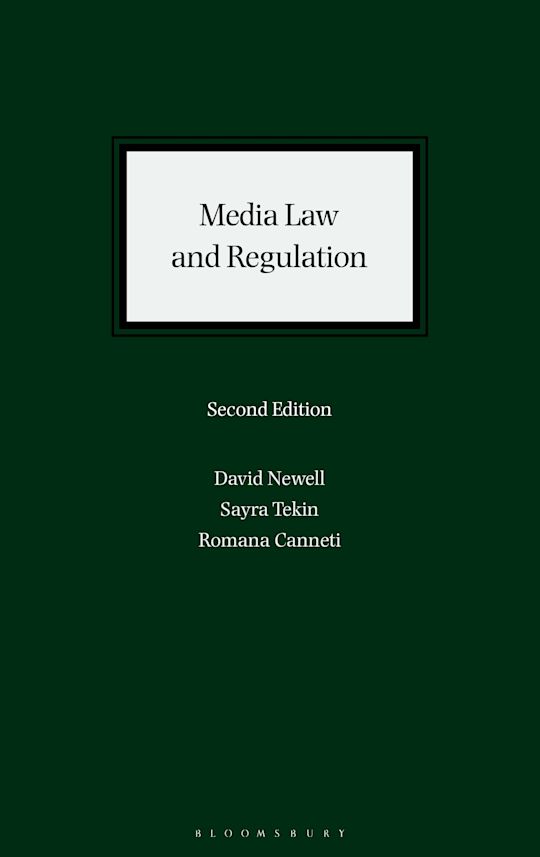 Media Law and Regulation cover
