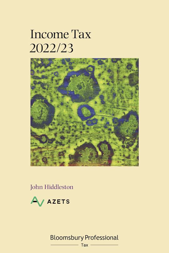 Bloomsbury Professional Income Tax 2022/23 cover