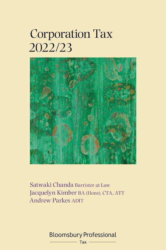 Bloomsbury Professional Corporation Tax 2022/23 cover