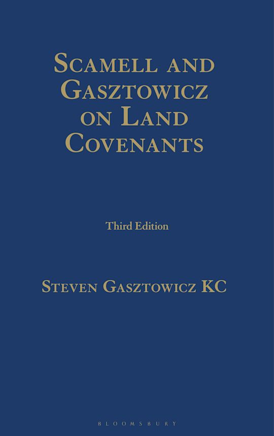 Scamell and Gasztowicz on Land Covenants cover