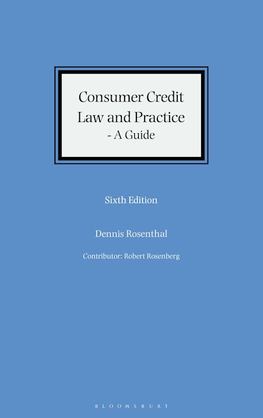 Consumer Credit Law and Practice - A Guide cover