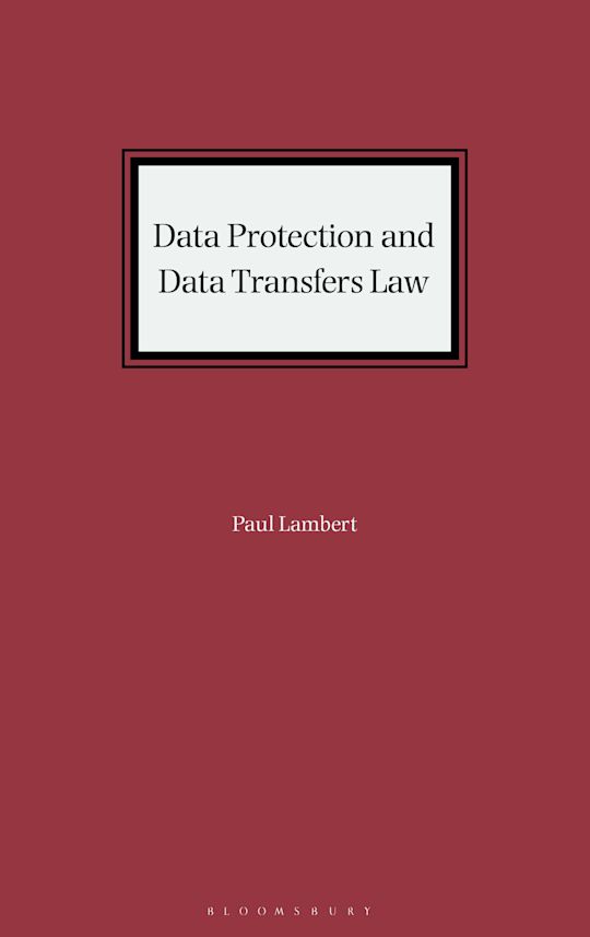 Data Protection and Data Transfers Law cover