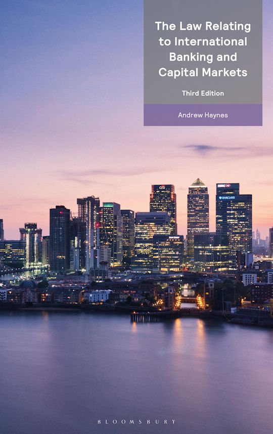 The Law Relating to International Banking and Capital Markets cover
