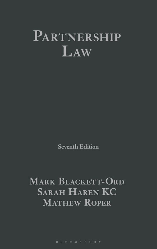 Partnership Law cover