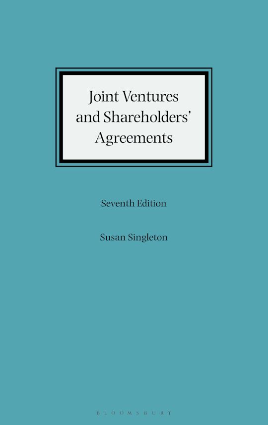 Joint Ventures and Shareholders' Agreements cover