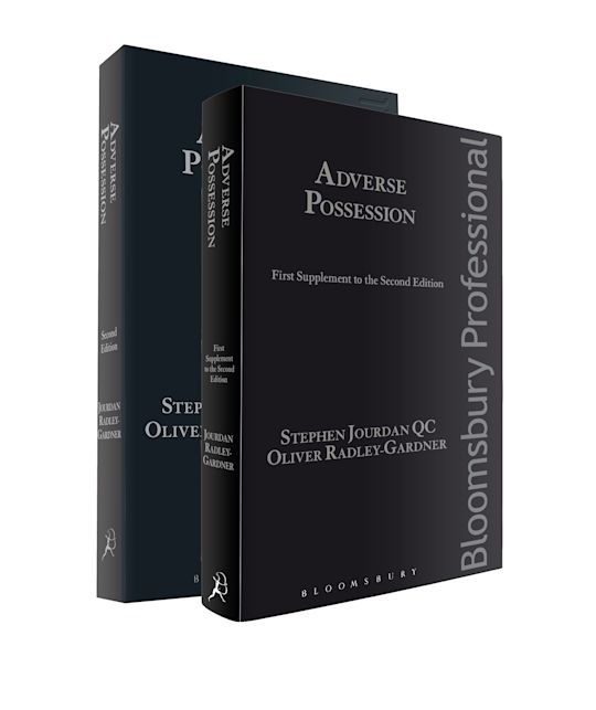 Adverse Possession Second Edition and First Supplement cover