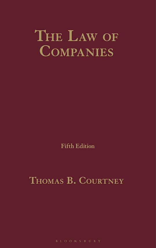 The Law of Companies cover