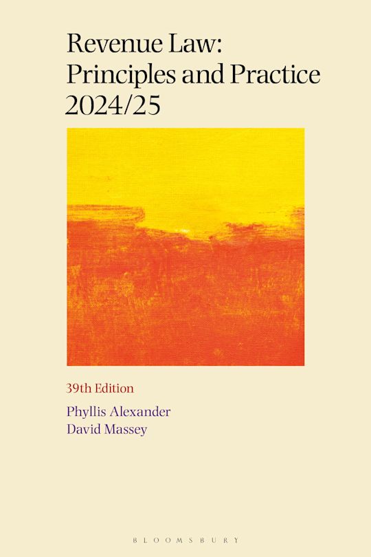 Revenue Law: Principles and Practice cover