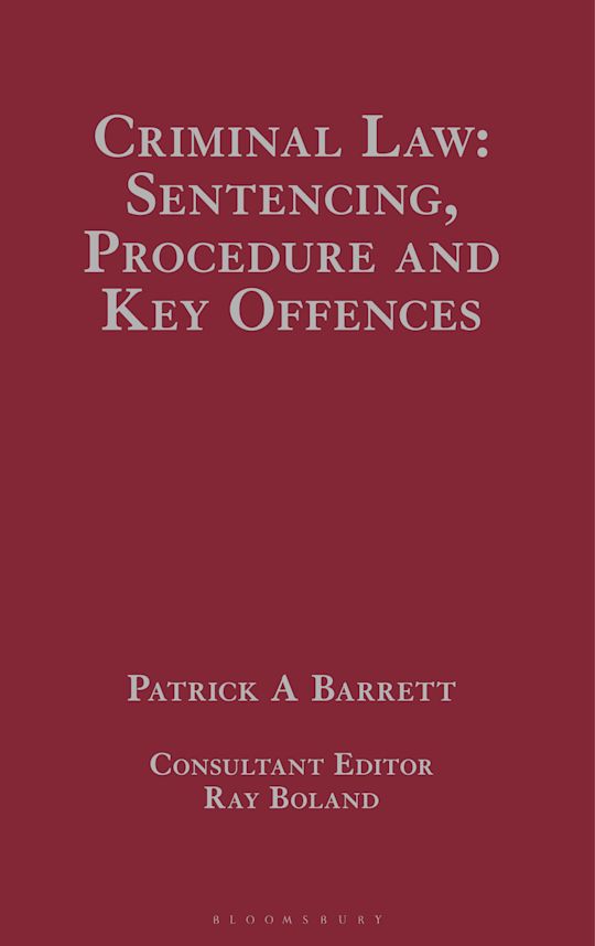 Criminal Law - Sentencing, Procedure and Key Offences cover