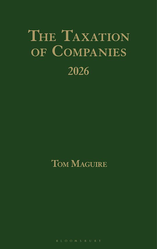 The Taxation of Companies 2026 cover
