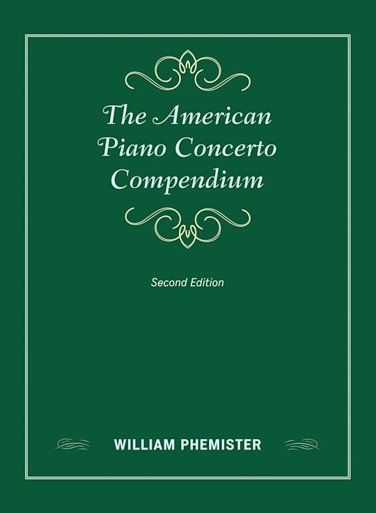 The American Piano Concerto Compendium cover