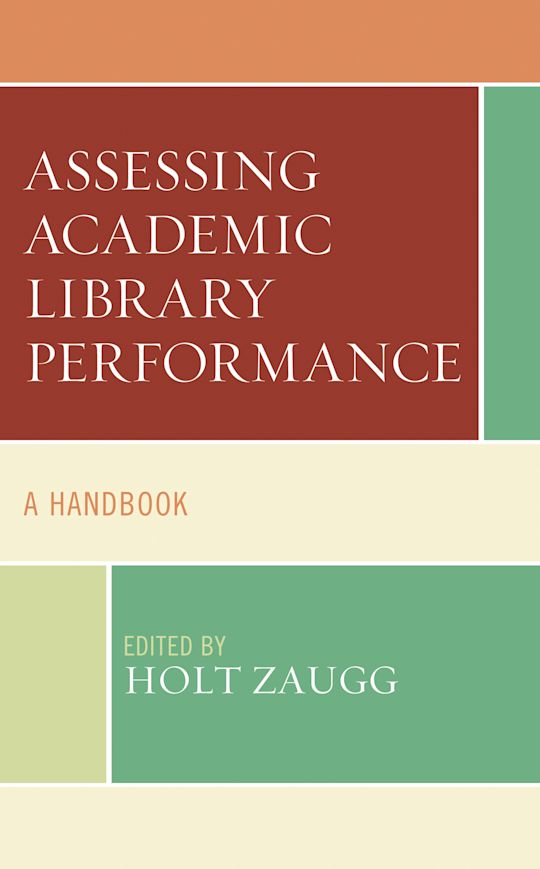 Assessing Academic Library Performance cover