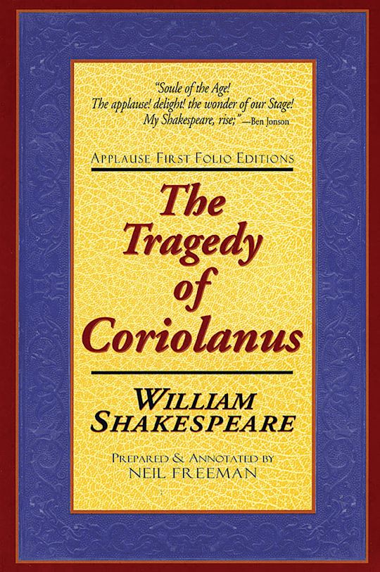 The Tragedie of Coriolanus cover