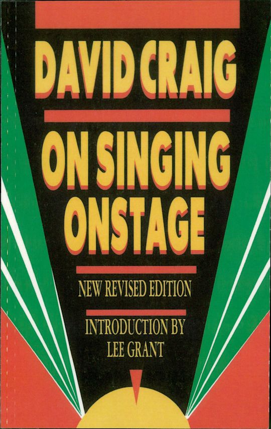 On Singing Onstage cover