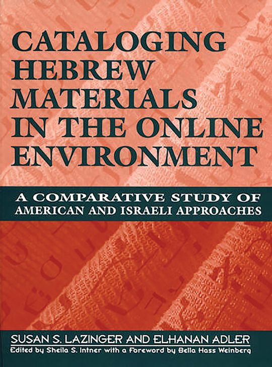 Cataloging Hebrew Materials in the Online Environment cover