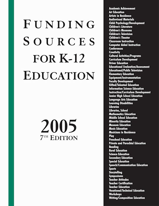 Funding Sources for K–12 Education 2005 cover