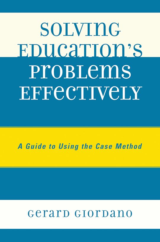 Solving Education's Problems Effectively cover