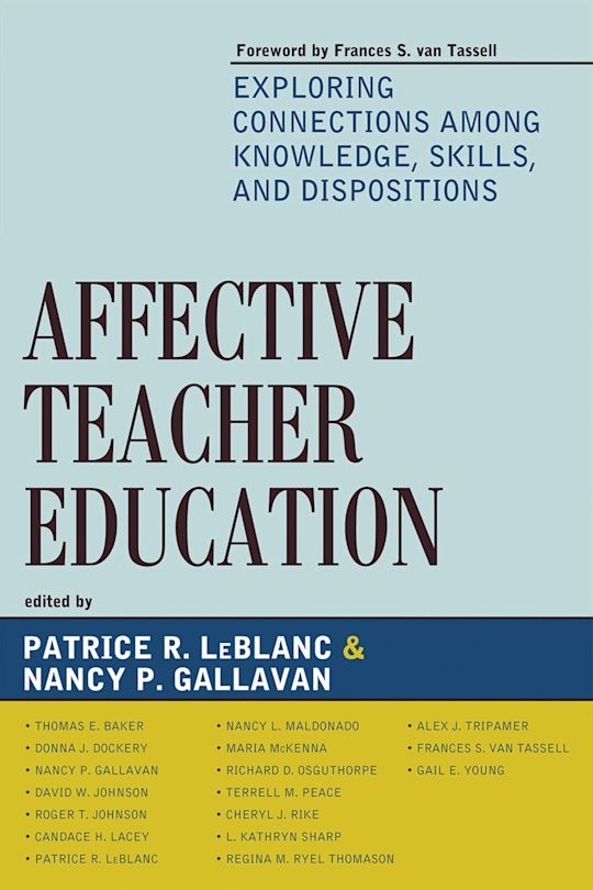 Affective Teacher Education cover