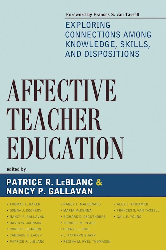Affective Teacher Education cover