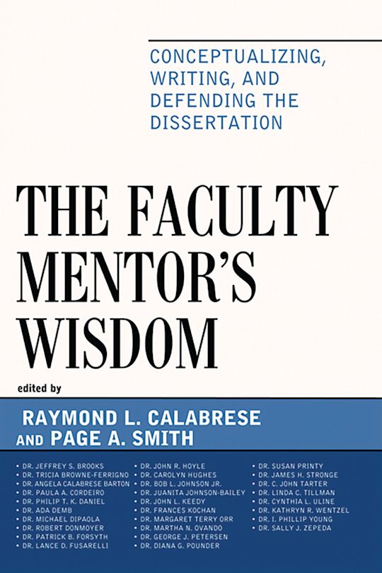 The Faculty Mentor's Wisdom cover