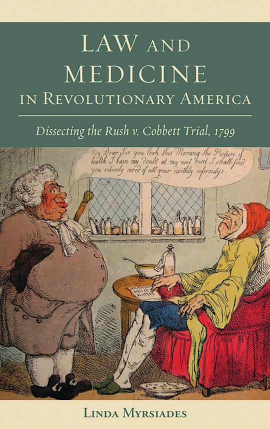 Law and Medicine in Revolutionary America cover