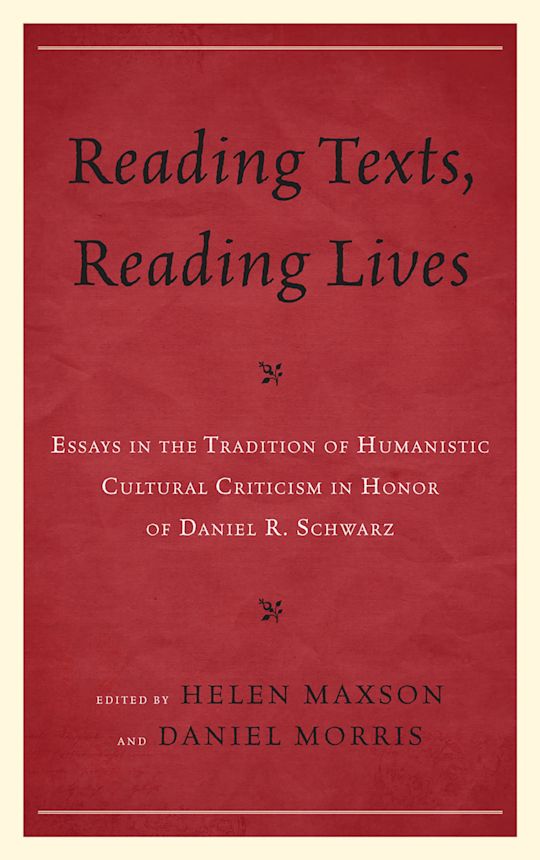 Reading Texts, Reading Lives cover