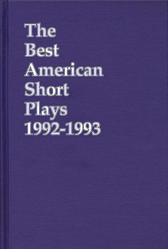 The Best American Short Plays 1992-1993 cover