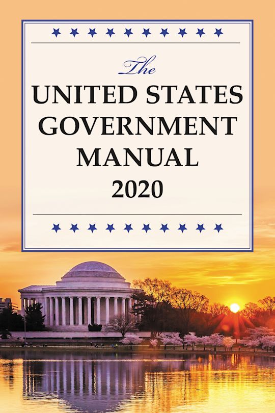 The United States Government Manual 2020 cover