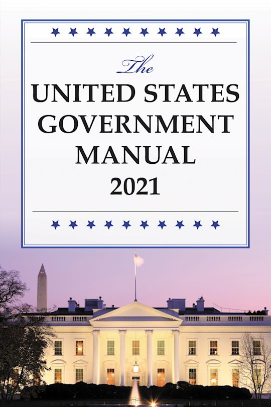 The United States Government Manual 2021 cover