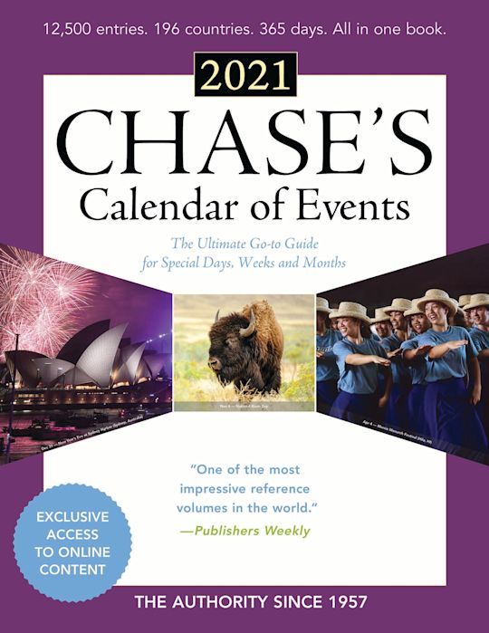 Chase's Calendar of Events 2021 cover