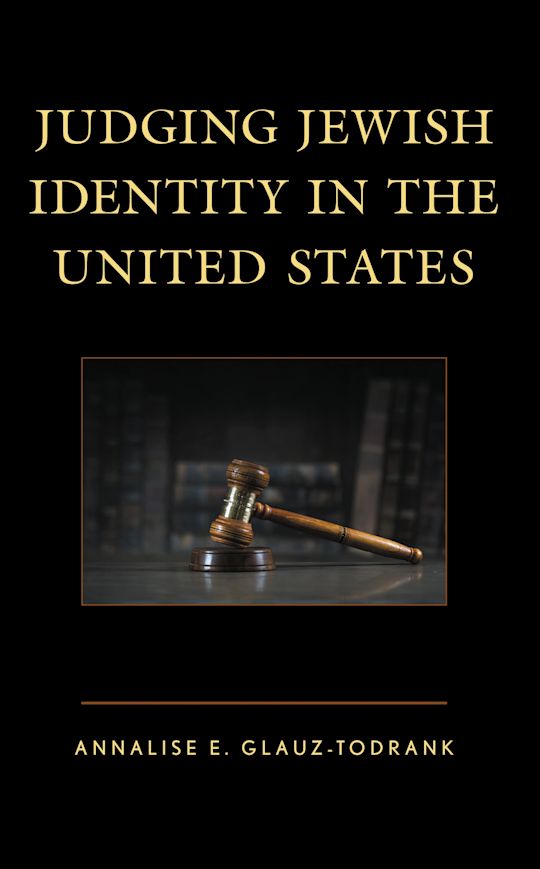 Judging Jewish Identity in the United States cover