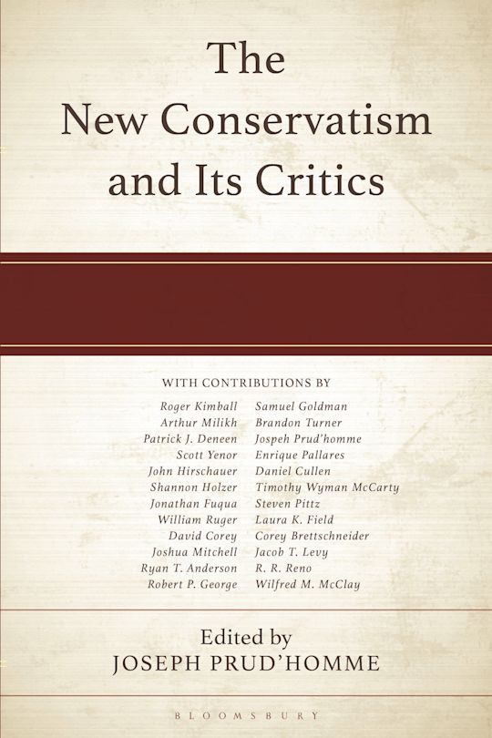 The New Conservatism and its Critics cover