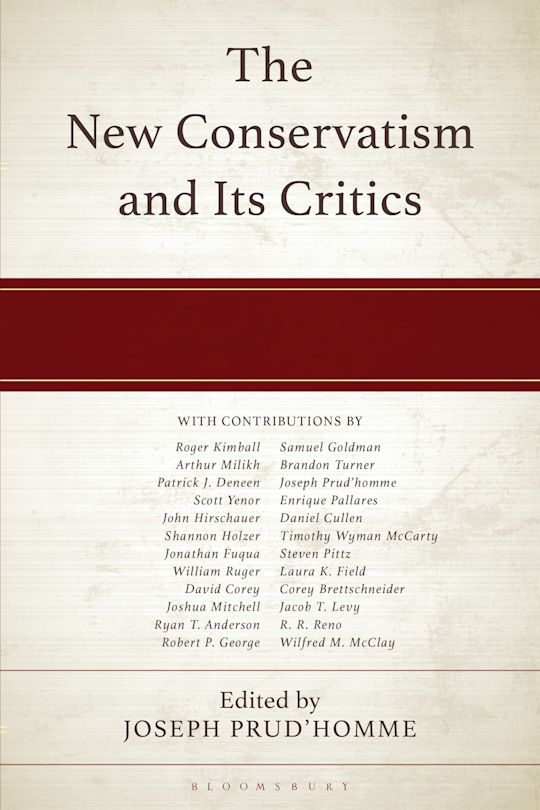 The New Conservatism and its Critics cover