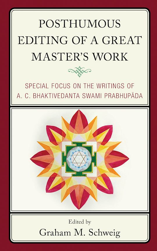 Posthumous Editing of a Great Master's Work cover