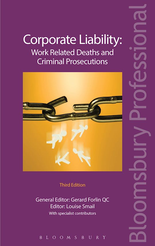 Corporate Liability: Work Related Deaths and Criminal Prosecutions cover