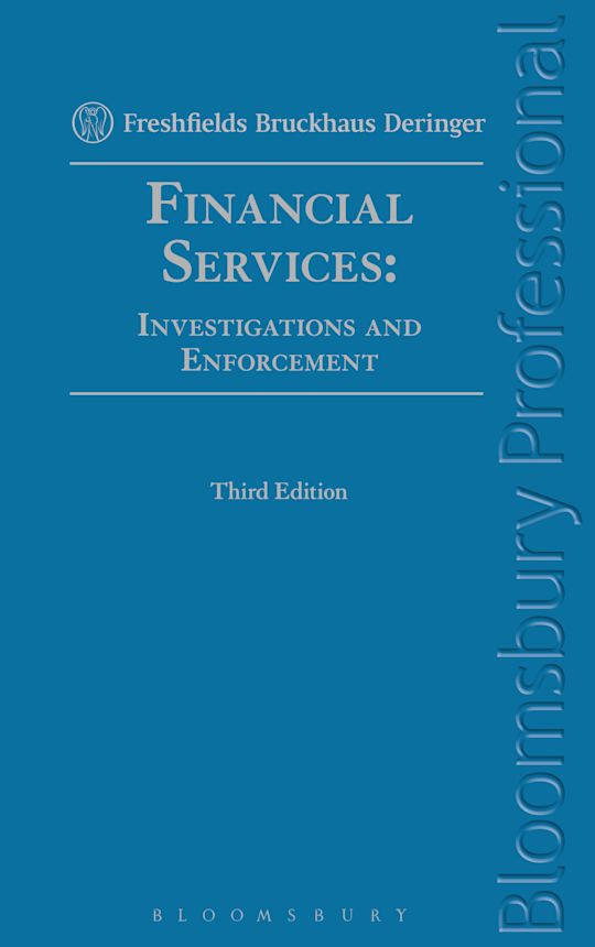 Financial Services: Investigations and Enforcement cover