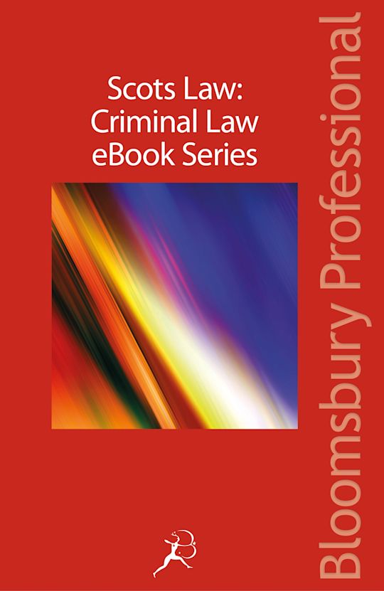 Scots Law: Criminal Law Series cover