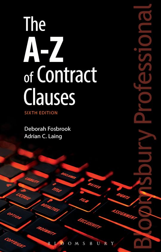 The A-Z of Contract Clauses cover