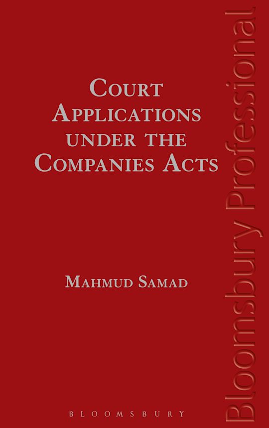 Court Applications under the Companies Acts cover
