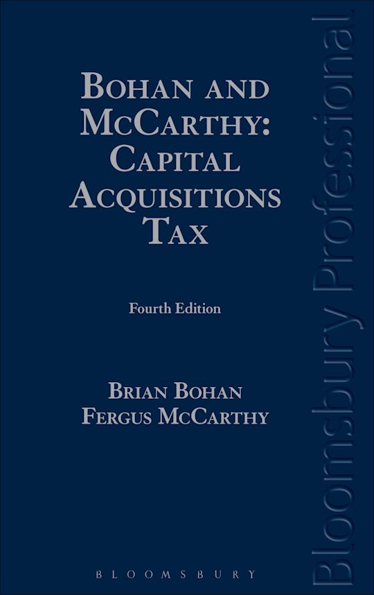 Bohan and McCarthy: Capital Acquisitions Tax cover