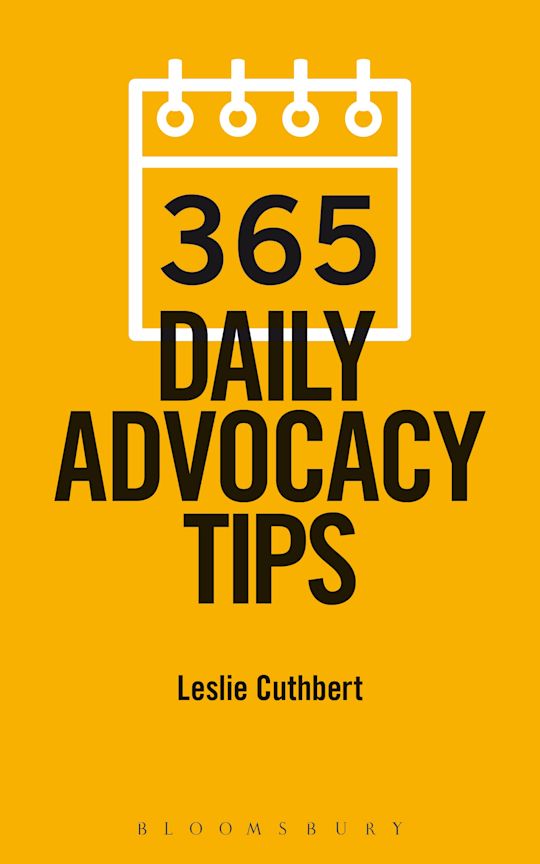 365 Daily Advocacy Tips cover
