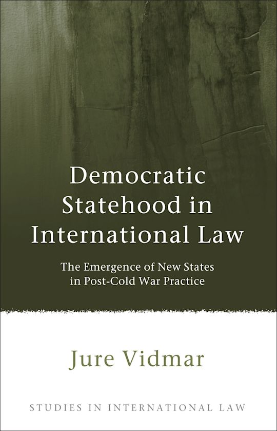Democratic Statehood in International Law cover