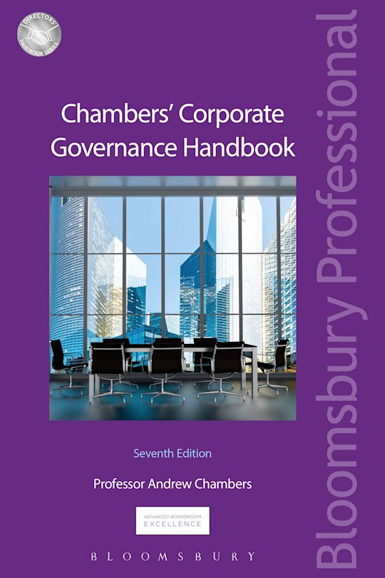 Chambers' Corporate Governance Handbook cover
