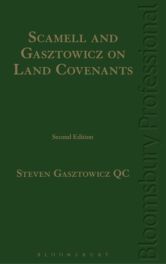 Scamell and Gasztowicz on Land Covenants cover