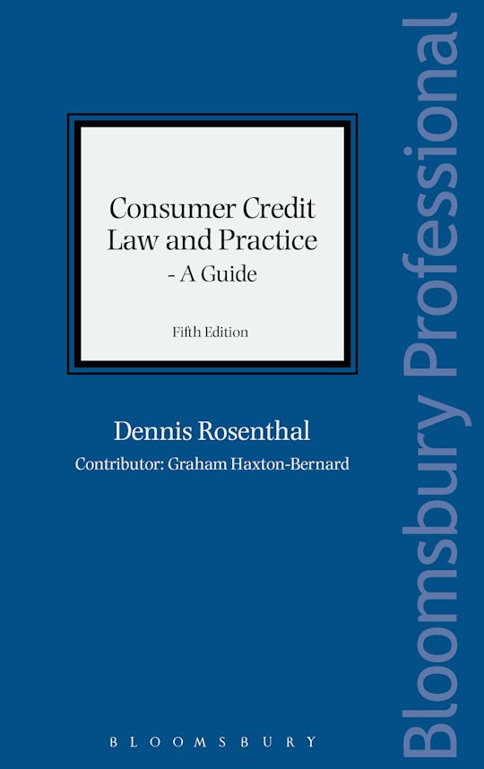 Consumer Credit Law and Practice - A Guide cover