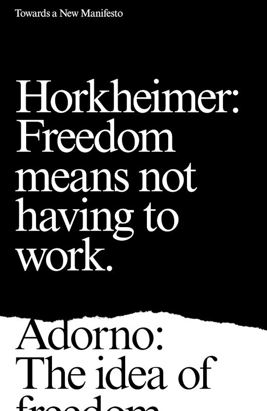 Towards a New Manifesto cover