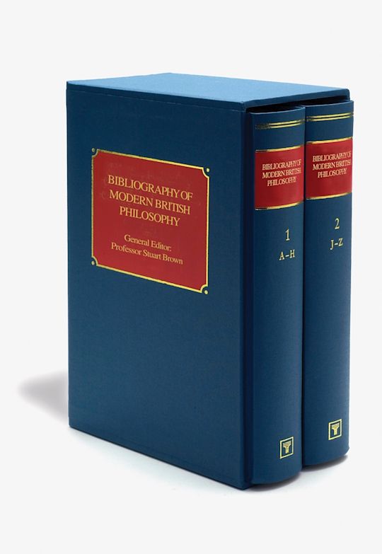 Bibliography of Modern British Philosophers cover