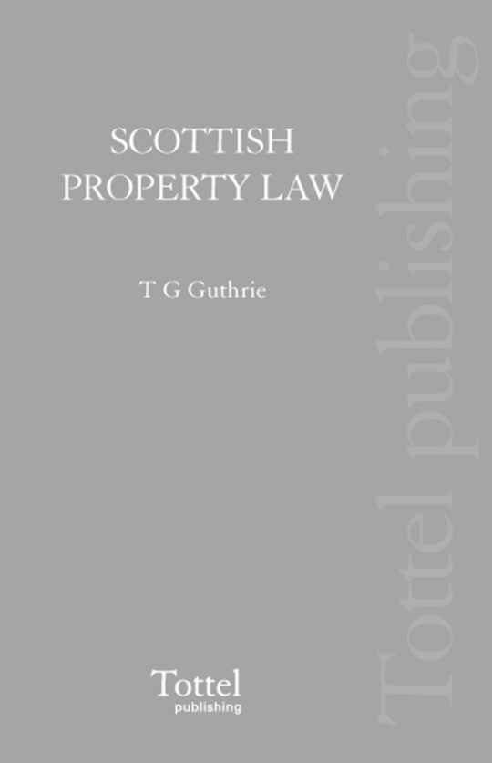 Scottish Property Law cover